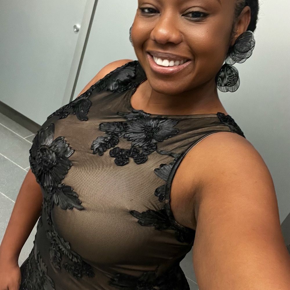 Fashion Nova Black Floral Maxi Dress - Picture 5 of 5